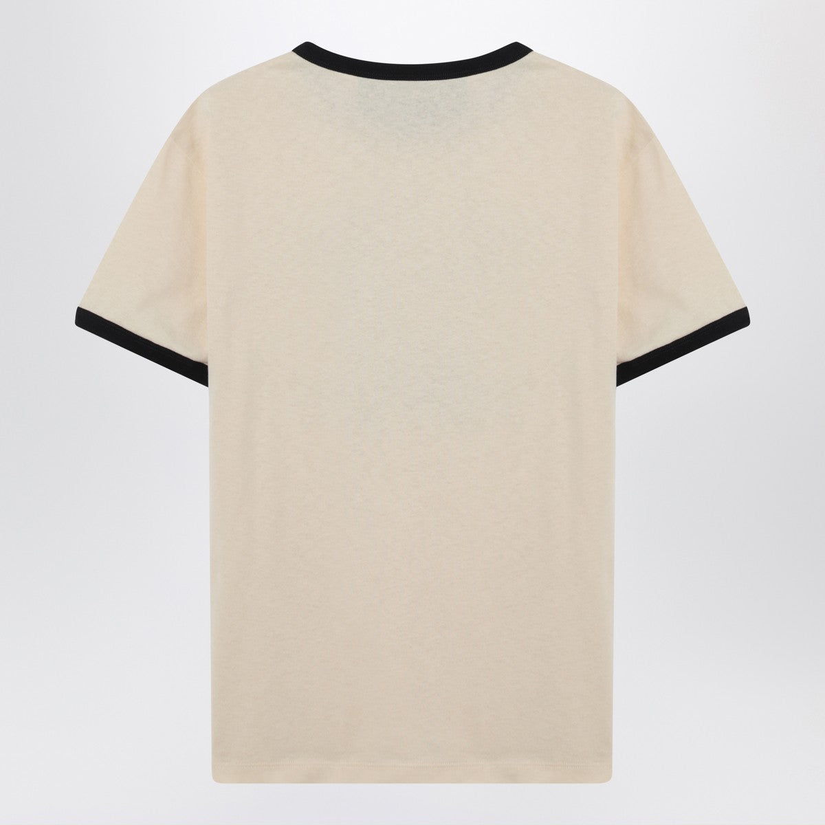 Valentino Valentino Butter-colored T-shirt with Panther print