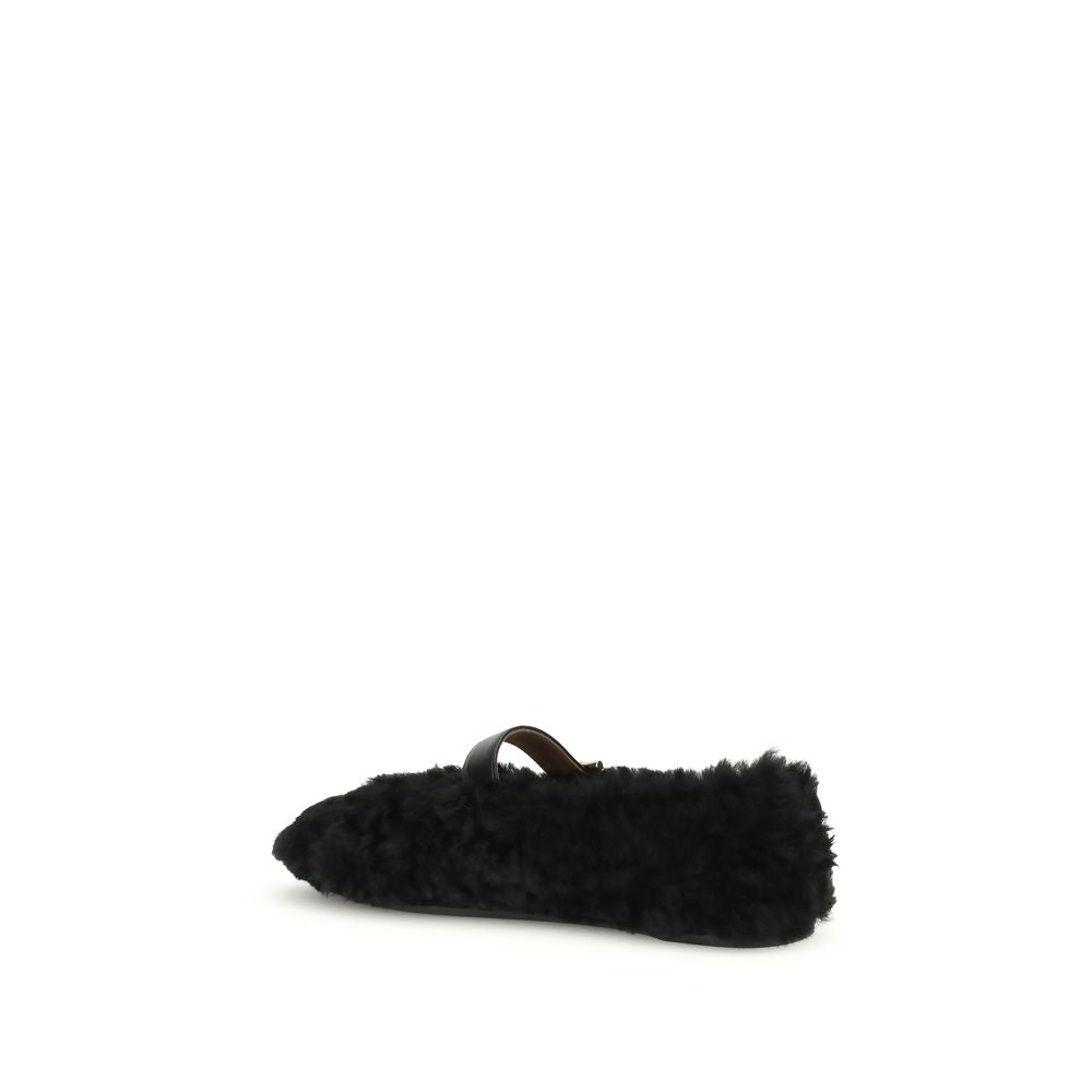 Ferragamo Gancini-embellished Ballerinas