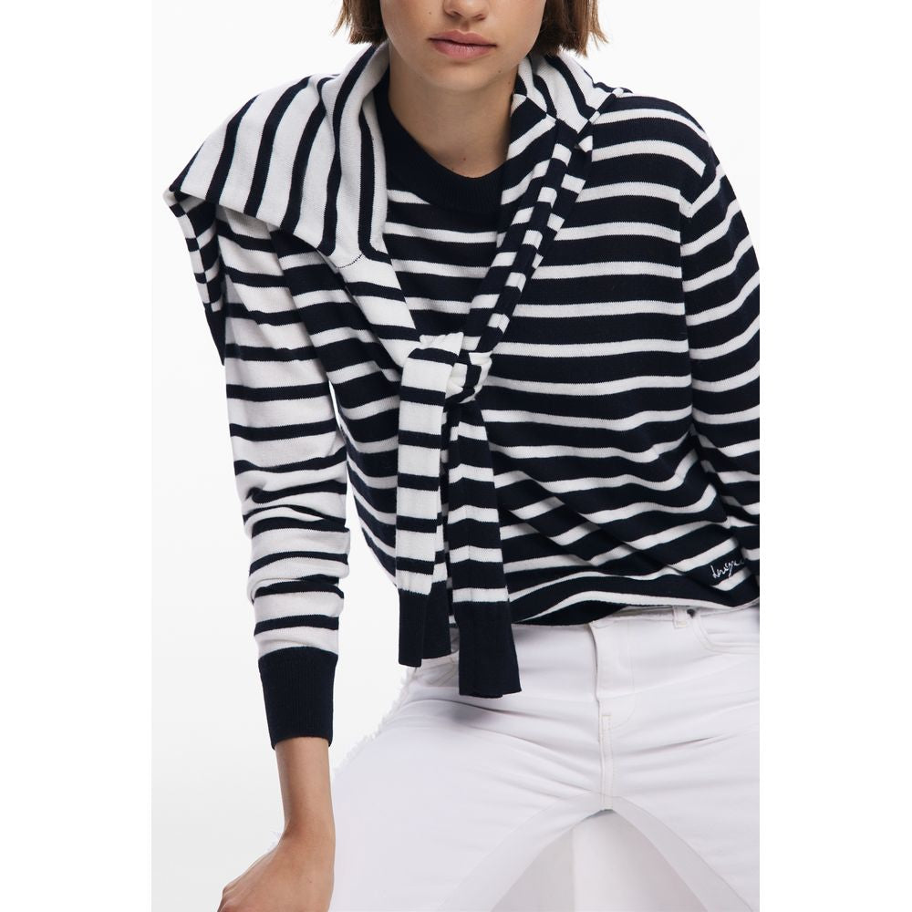 سترة نسائية من البوليستر باللون الأسود من ديسيجوال