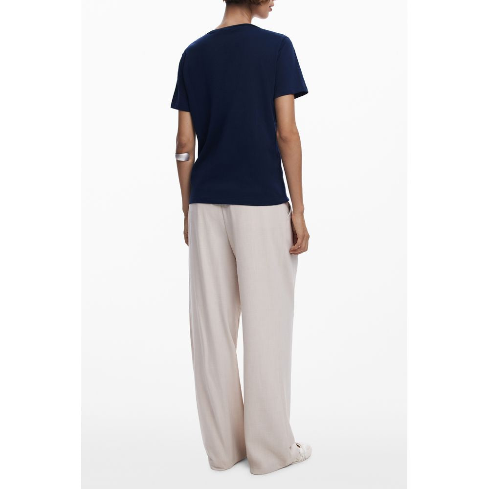 Desigual Blue Cotton Women's T-Shirt