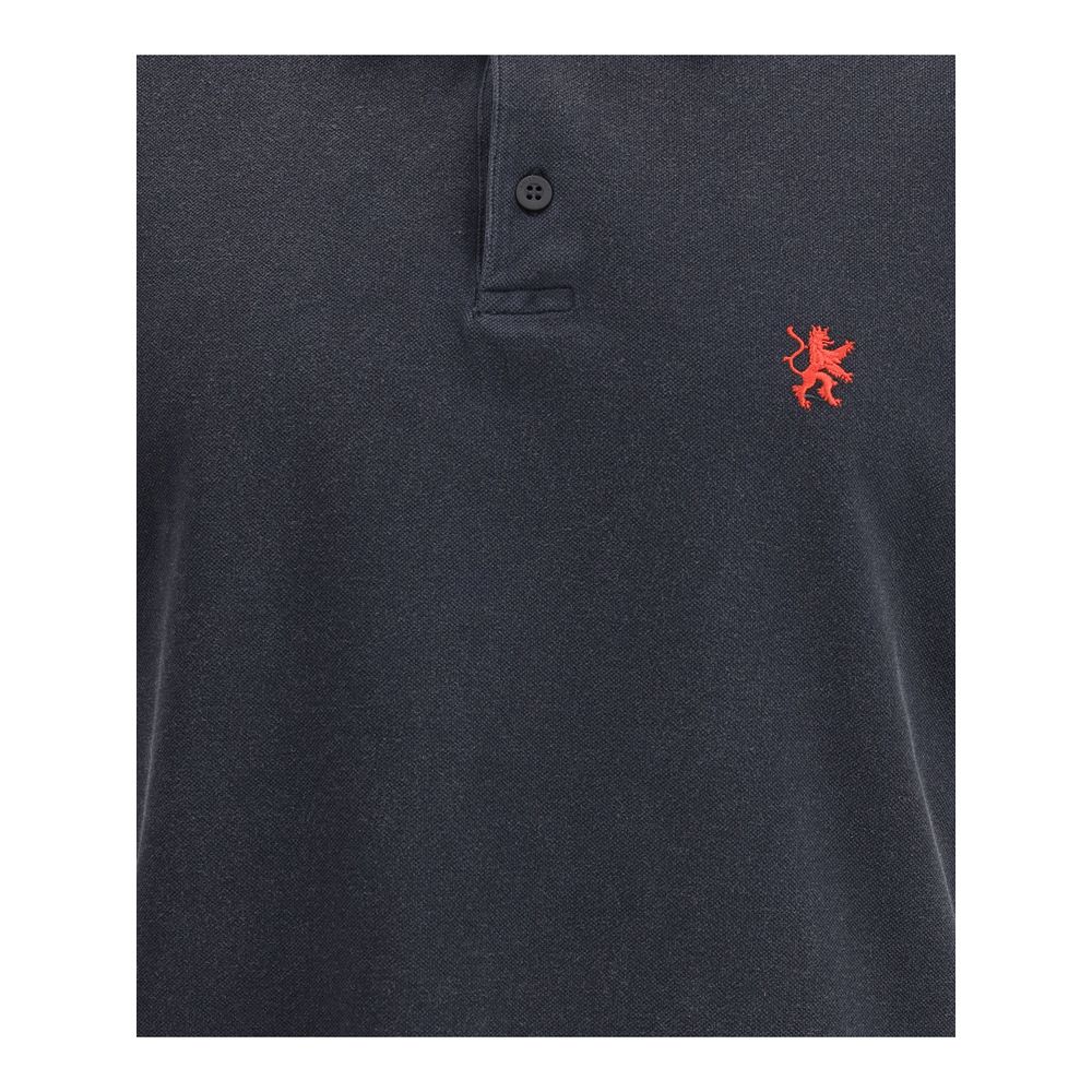 Balenciaga Black Cotton Polo Shirt