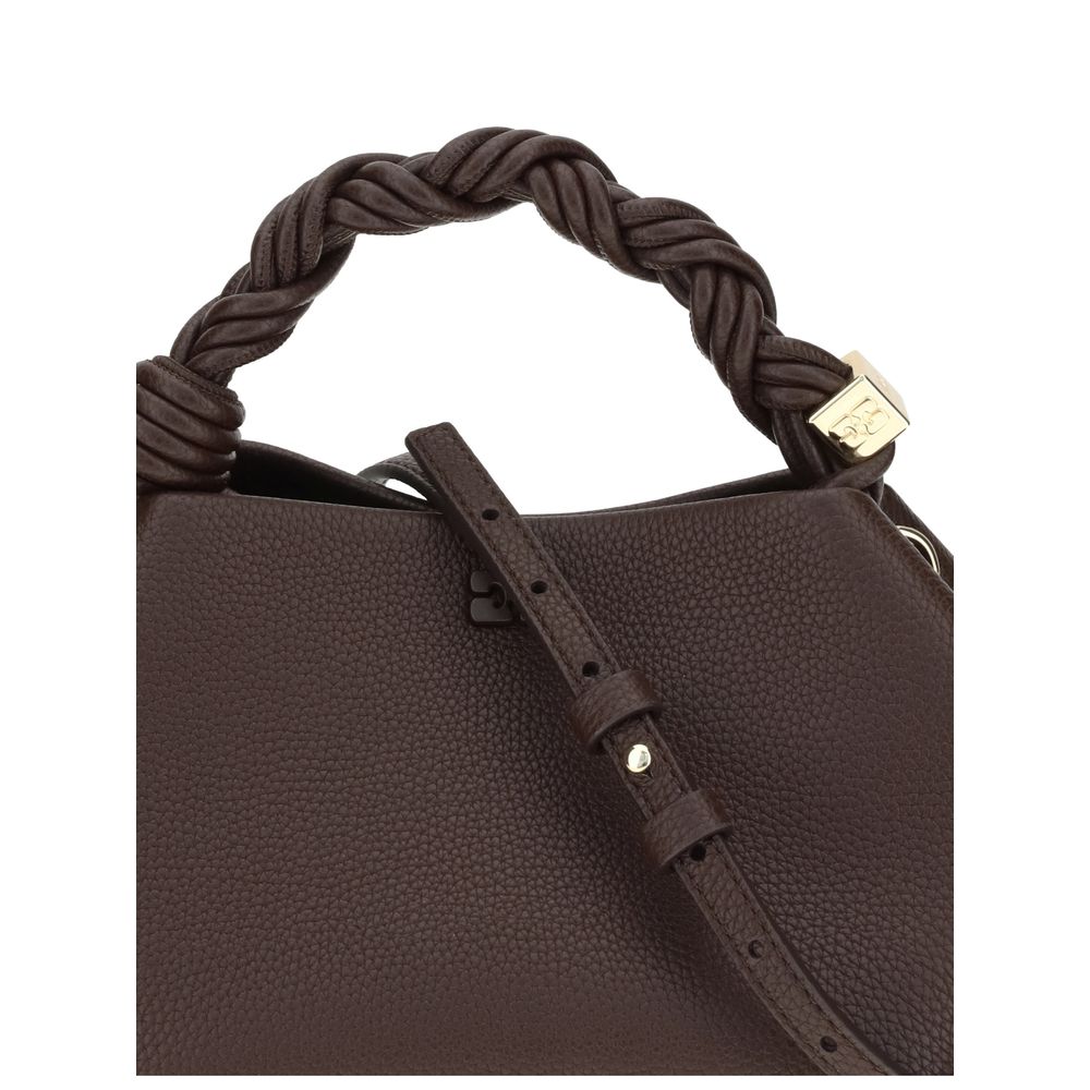 Ganni Brown Recycled Polyester Handbag
