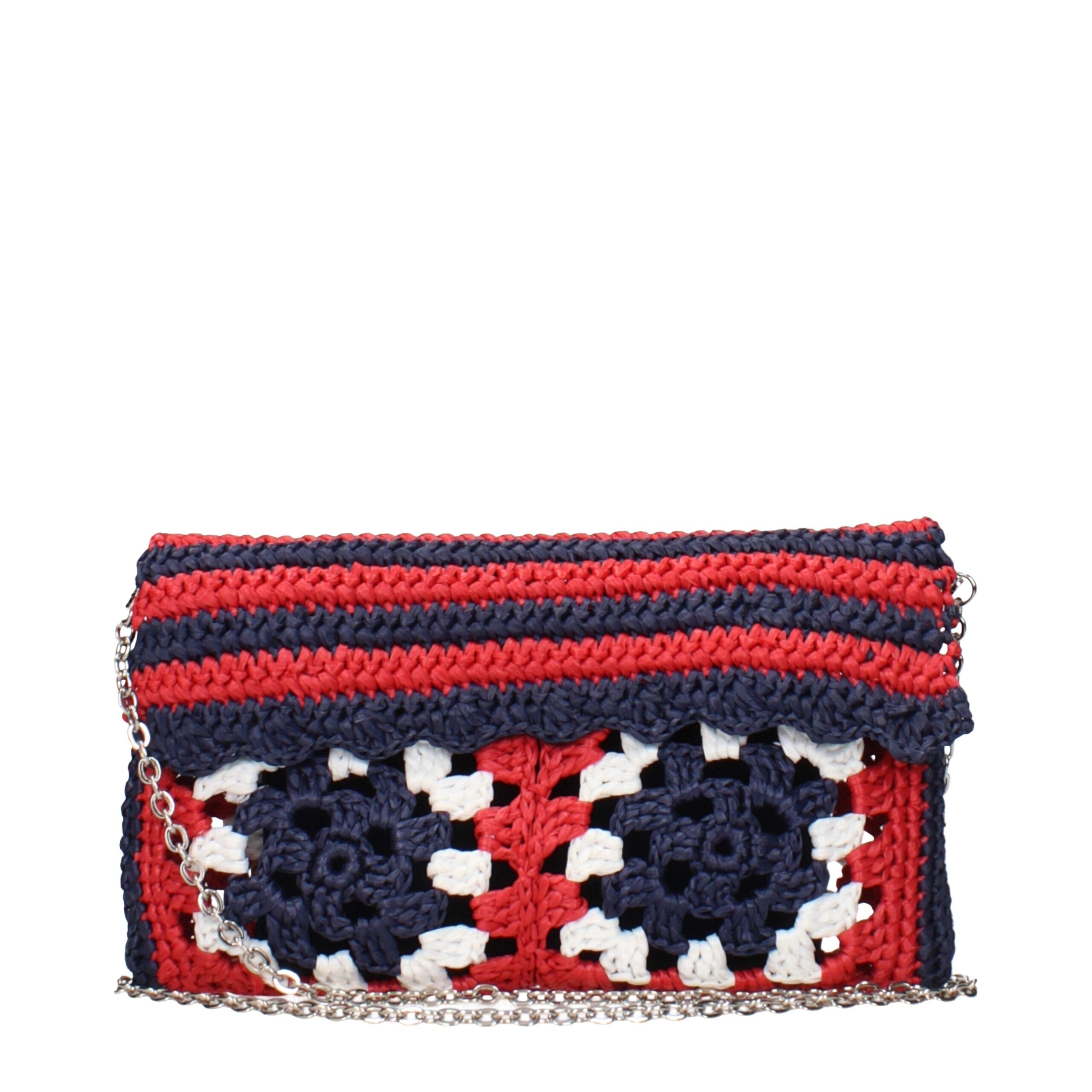 Miu Miu Multicolor Raffia Clutch Bag - Luxe Marca