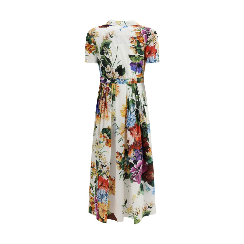 Dolce & Gabbana Multicolor Cotton Casual Dress