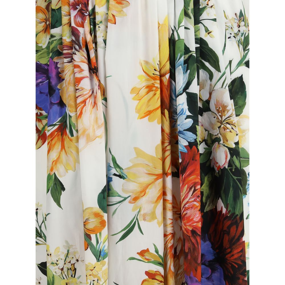 Dolce & Gabbana Multicolor Cotton Casual Dress