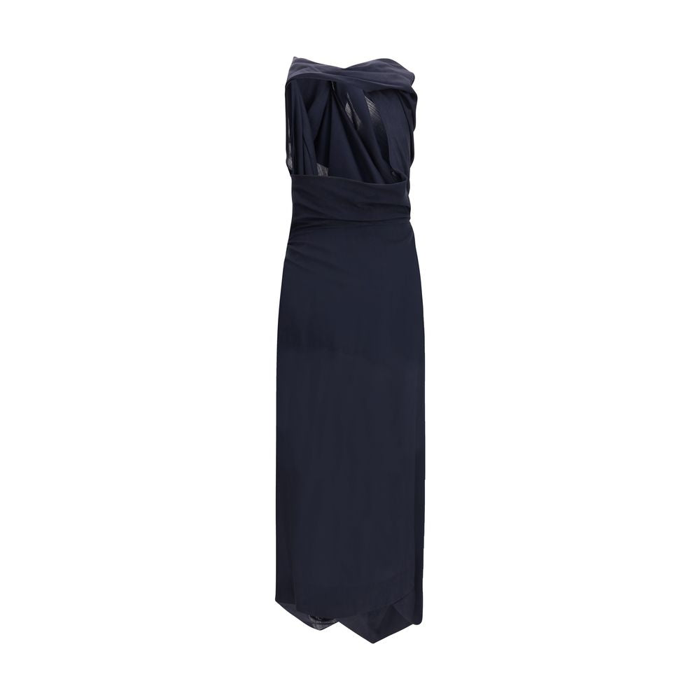 Vivienne Westwood Blue Wool Casual Dress