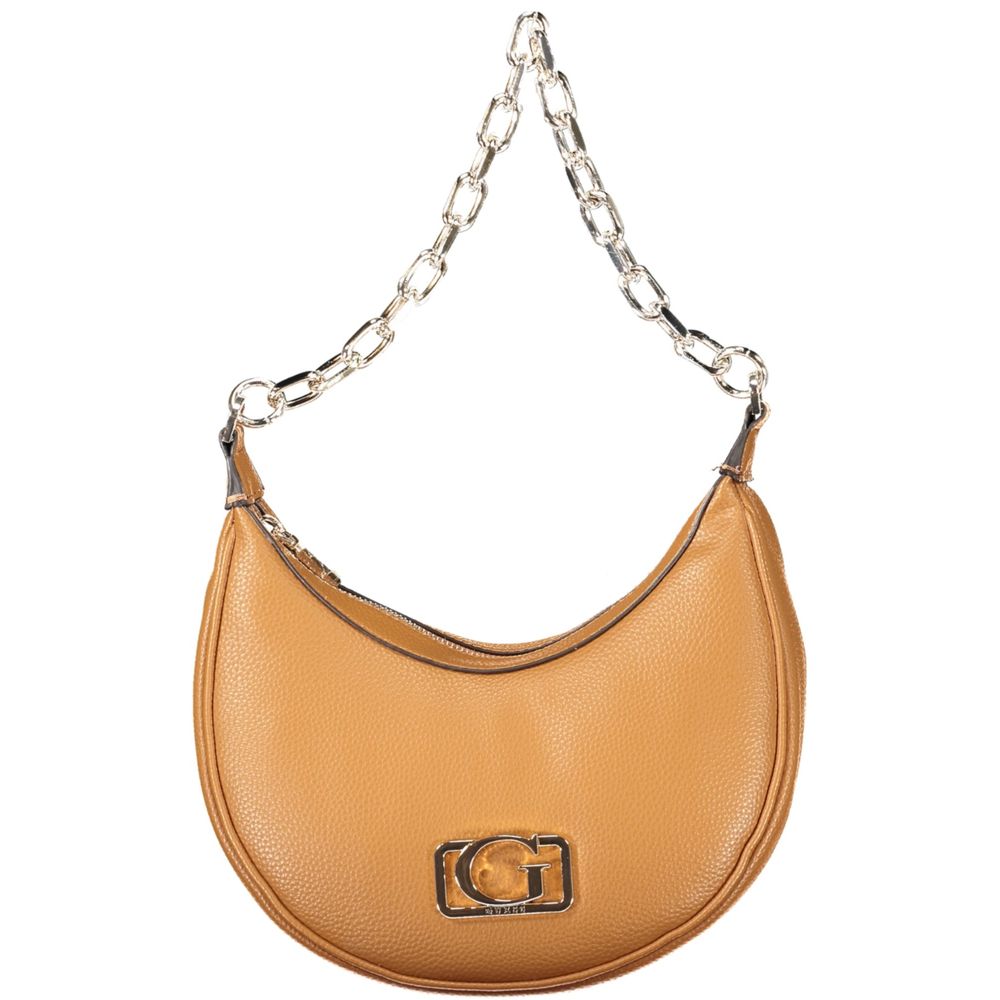 Guess Jeans Marrone Poliuretano Women Handbag