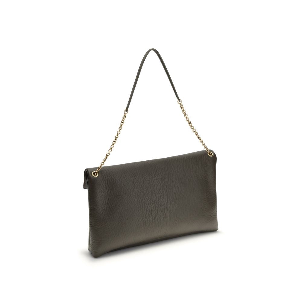 Saint Laurent Green Lamb Ovis Aries Aries Shoulder Bag