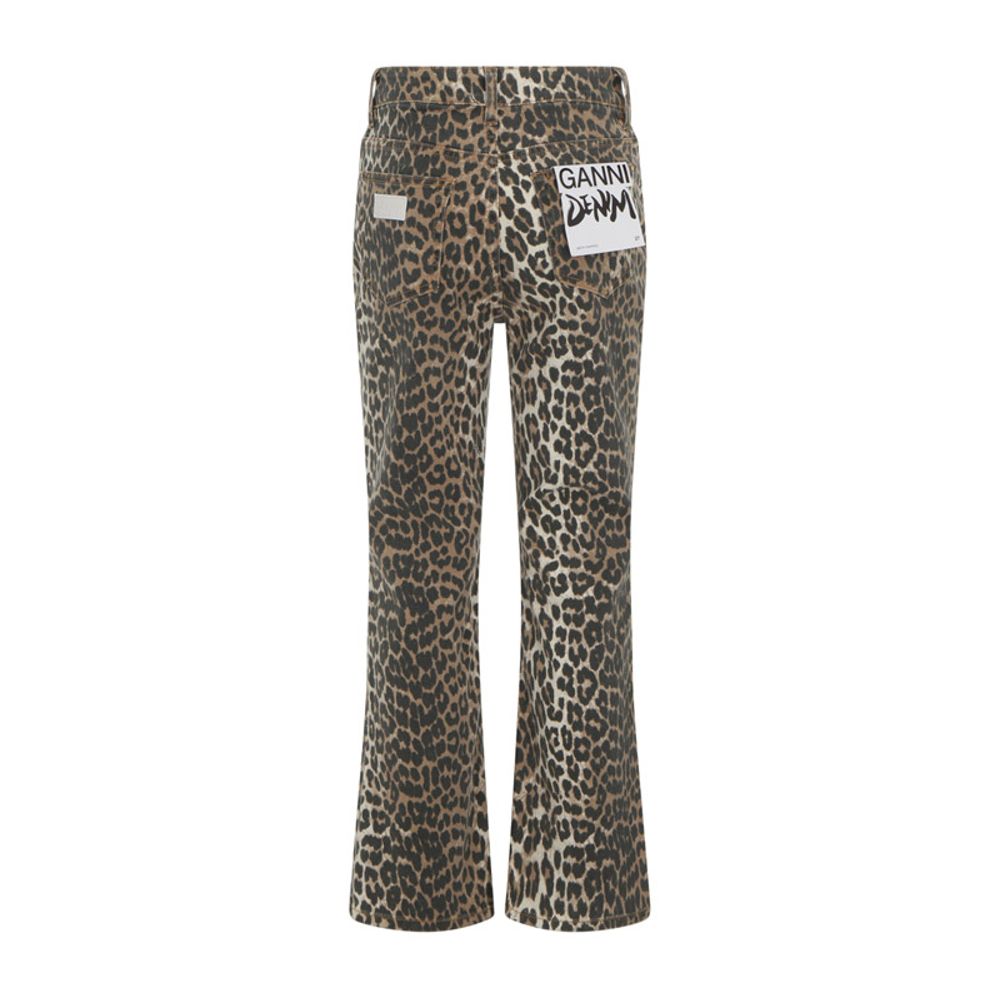 Ganni Multicolor Cotton Casual Pants