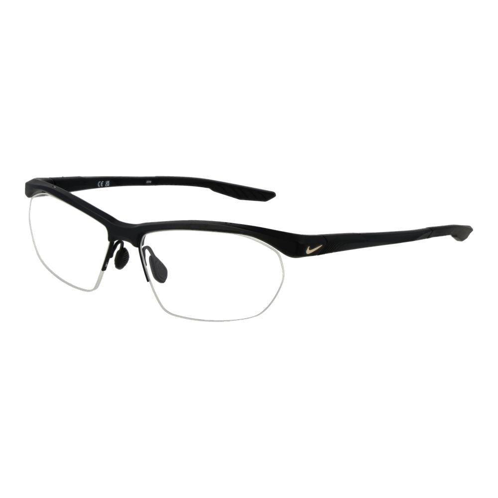 Nike Black Stainless Steel Glasses (Frames) - Luxe Marca