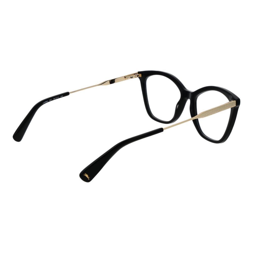 Longchamp Black Metal Glasses (Frames) - Luxe Marca