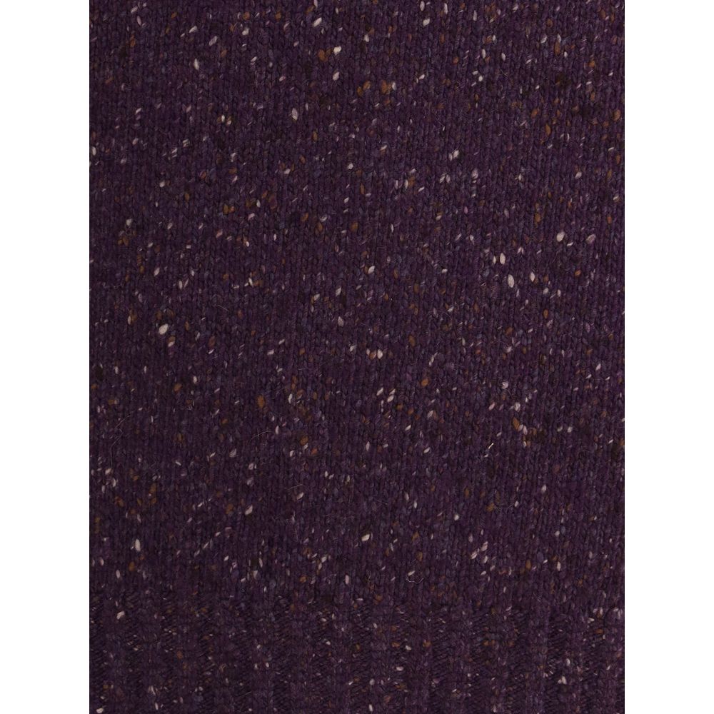 Brunello Cucinelli Purple Cashmere Sweatshirt