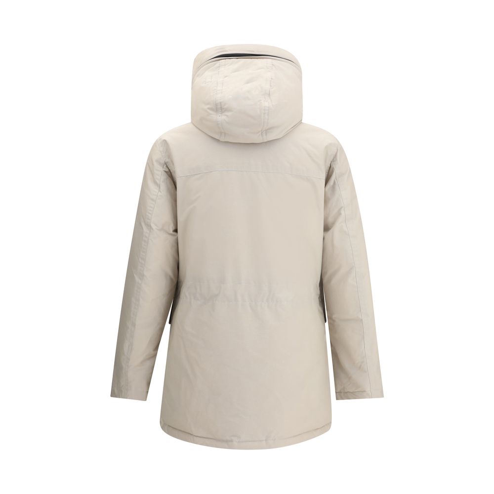 Woolrich Beige Cotton Parka