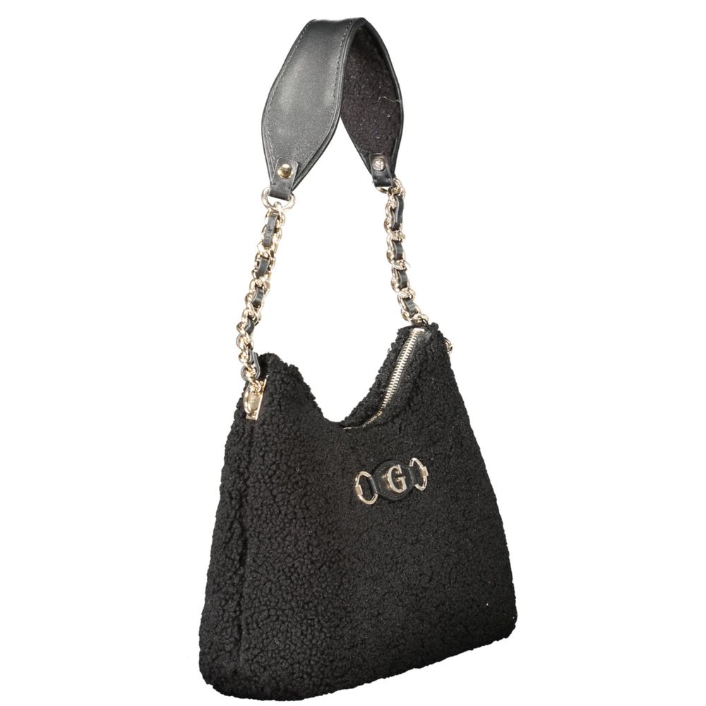 حقيبة يد نسائية من البوليستر من Guess Jeans Nero