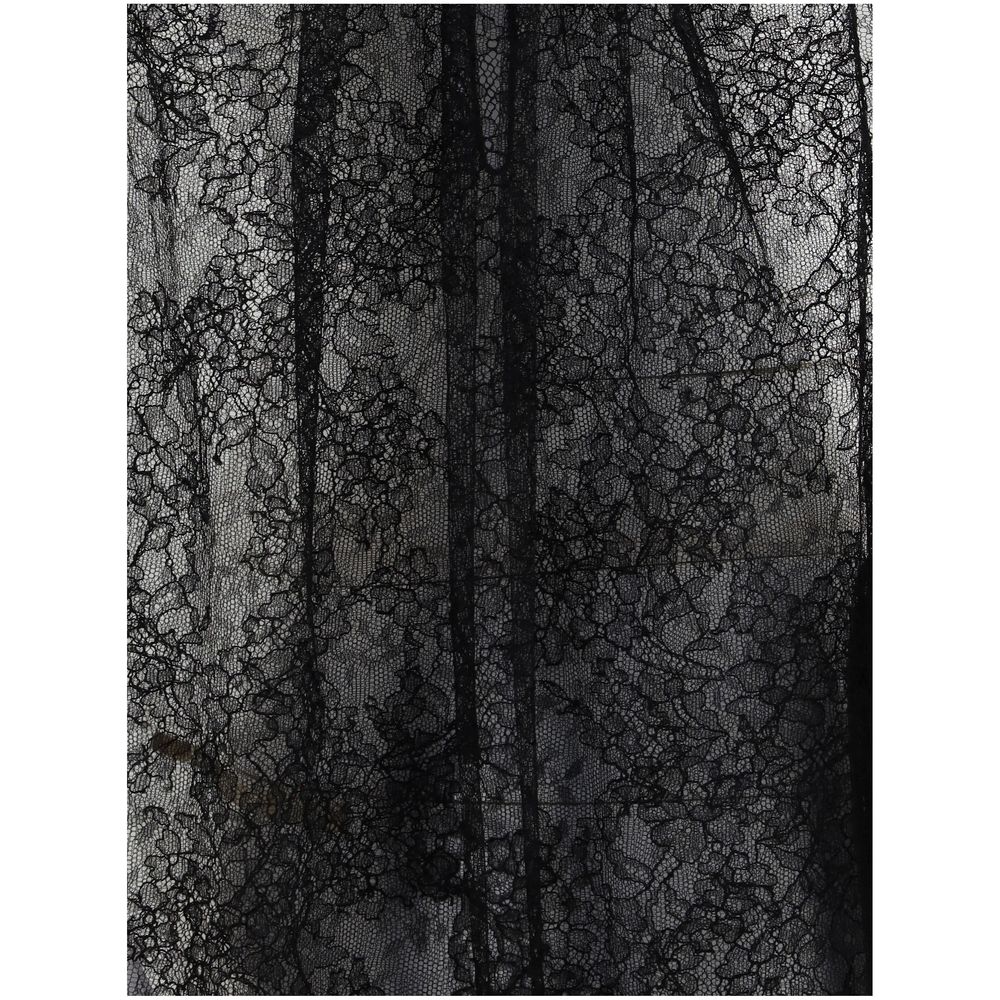 Alexander McQueen Black Polyamide Top