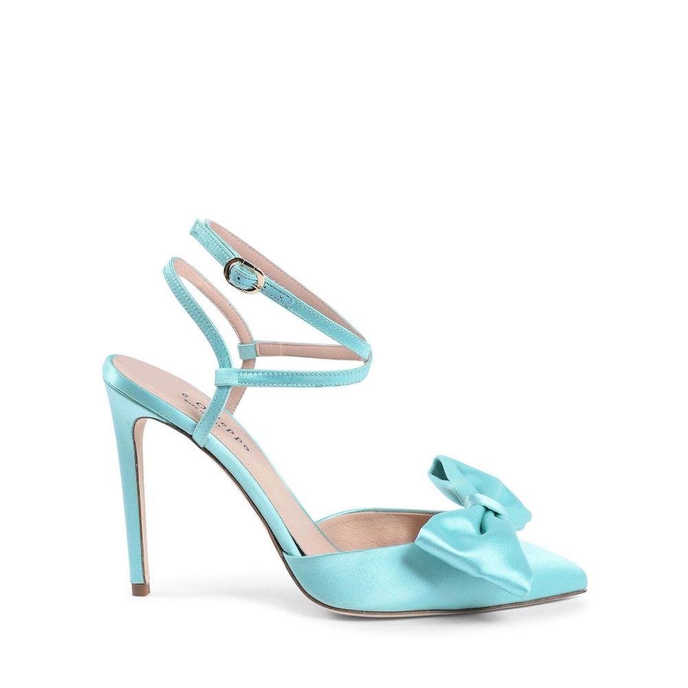 Dee Ocleppo Pink Satin High Heel Pumps