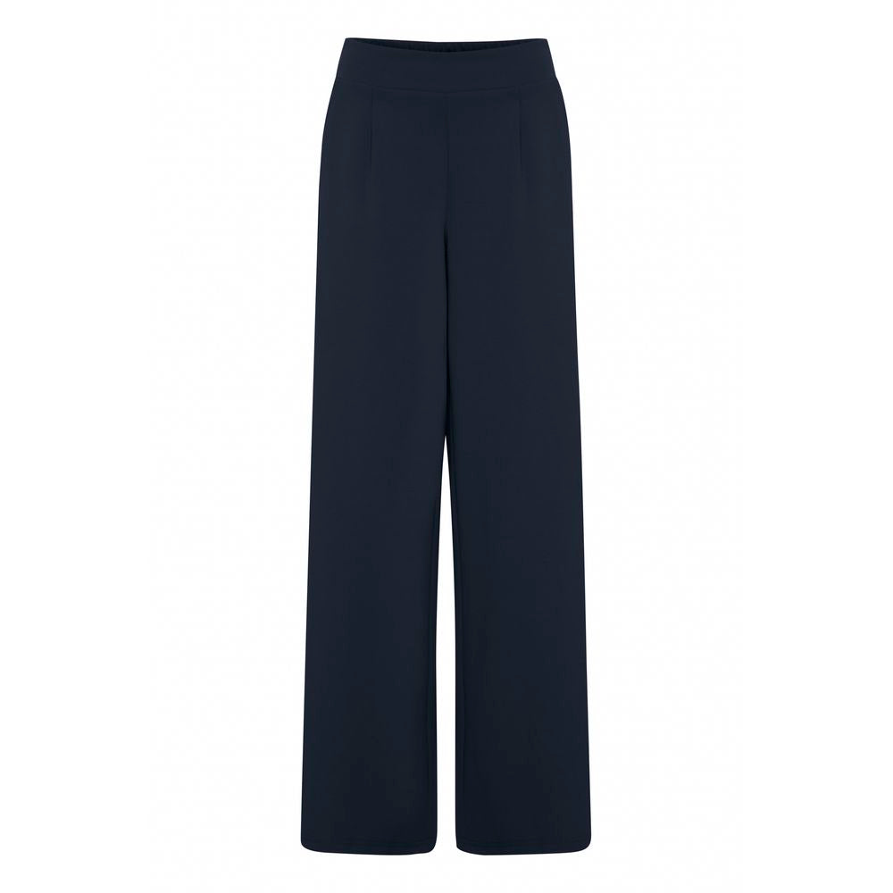 ICHI Blue Recycled Polyurethane Pant