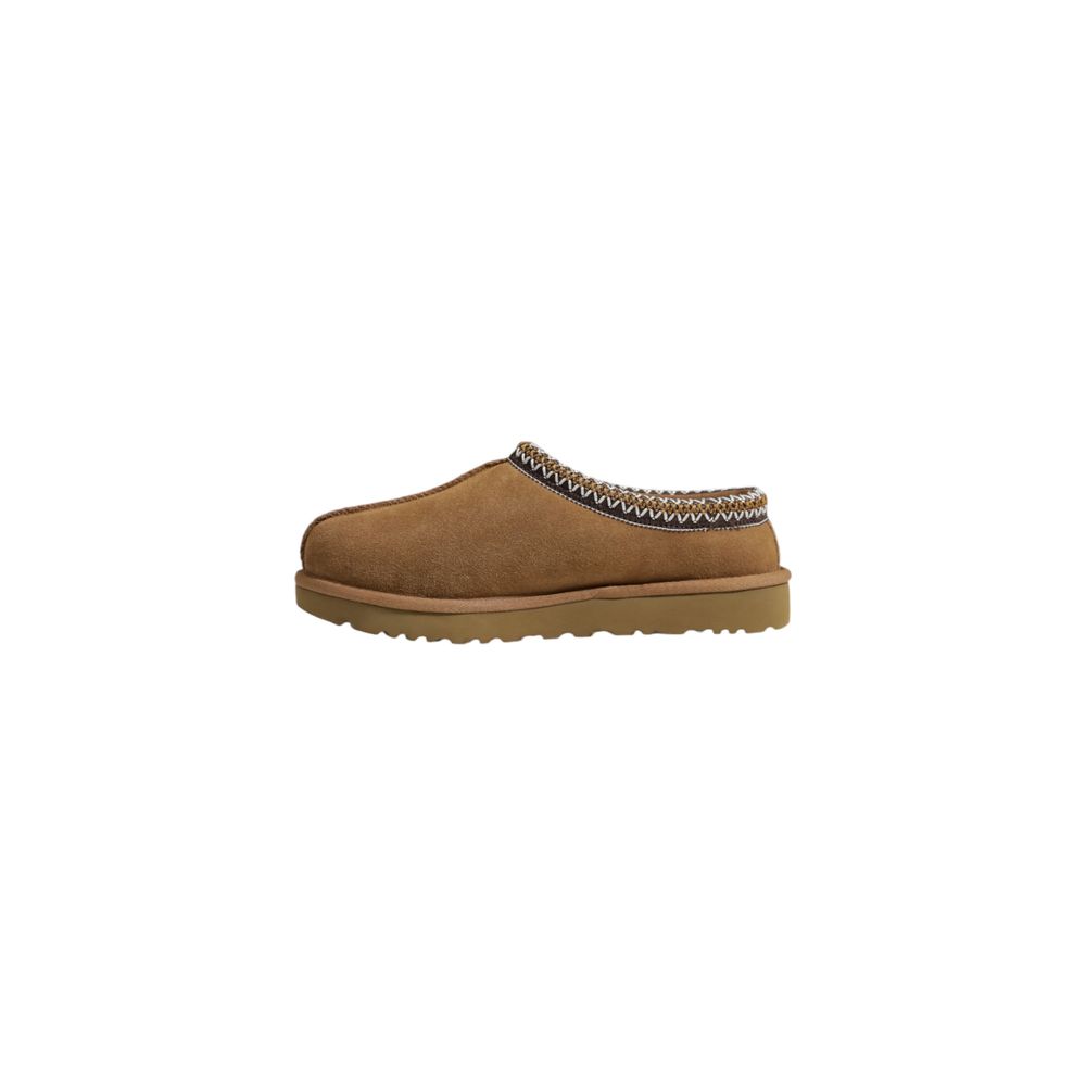 شبشب UGG من الجلد المدبوغ باللون البني