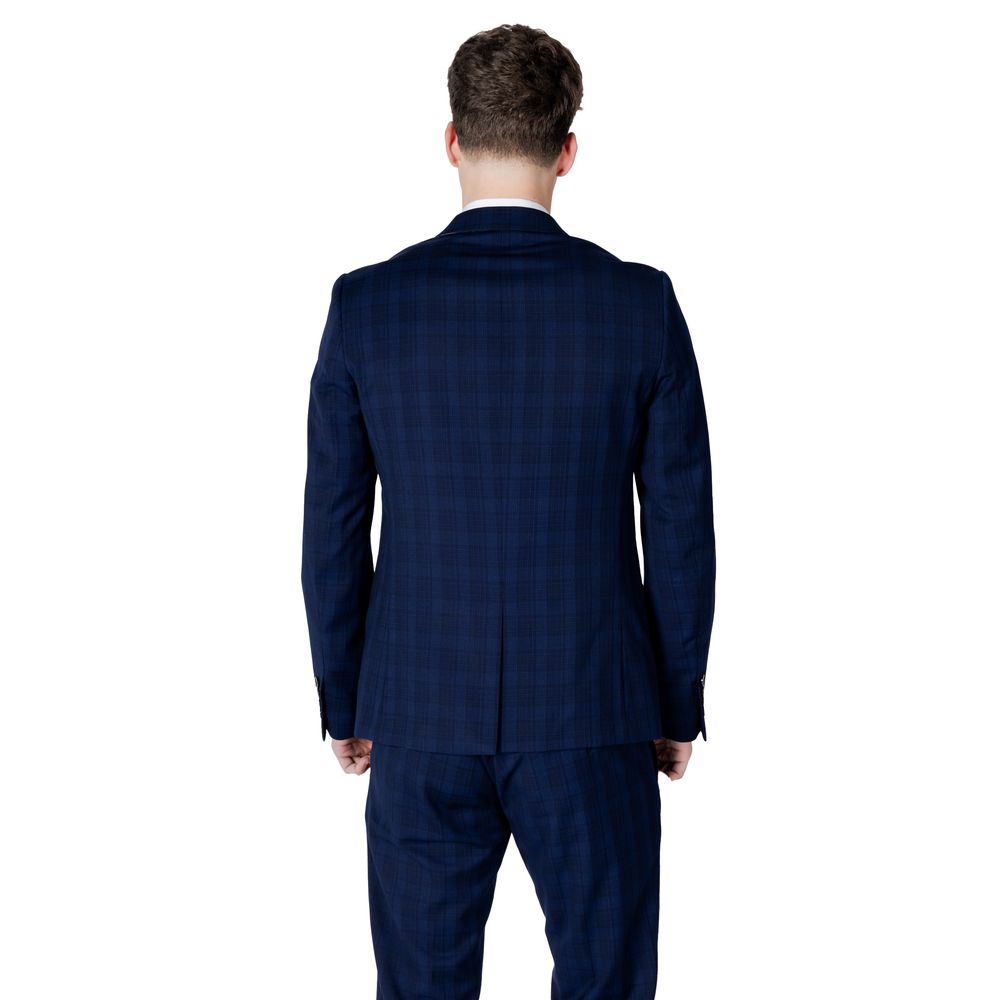Antony Morato Blue Polyester Blazer