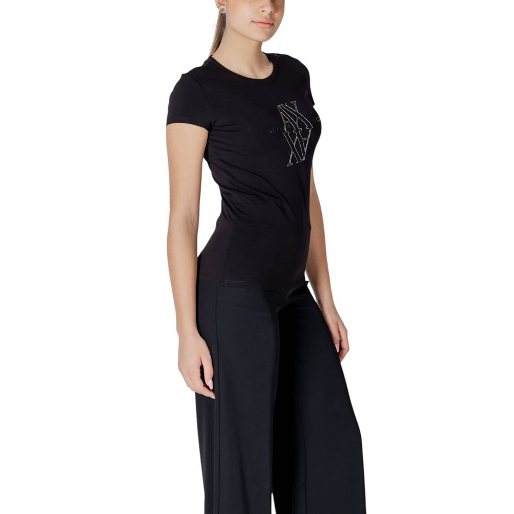 تي شيرت أرماني إكستشينج قطني أسود