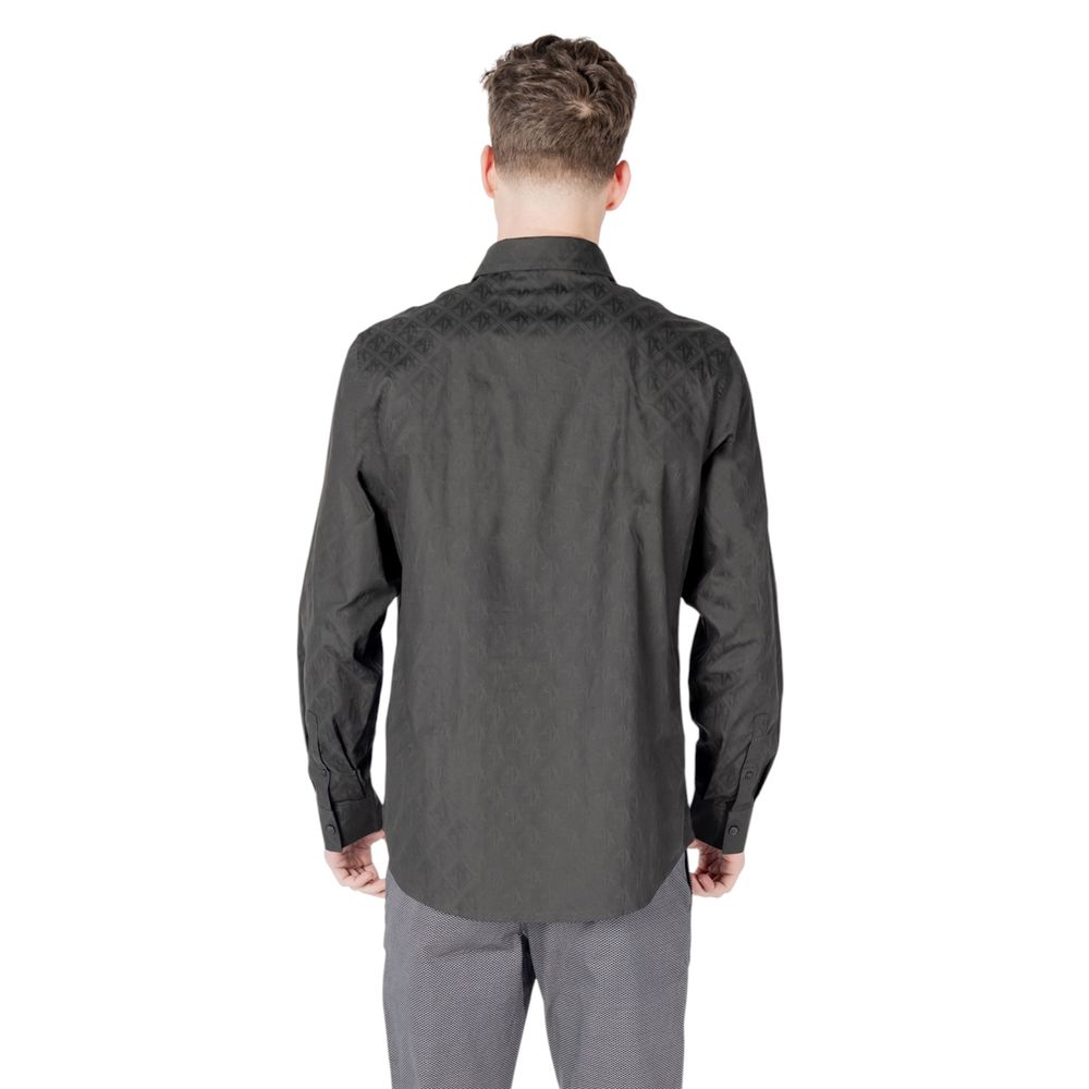 Armani Exchange Black Cotton Shirt