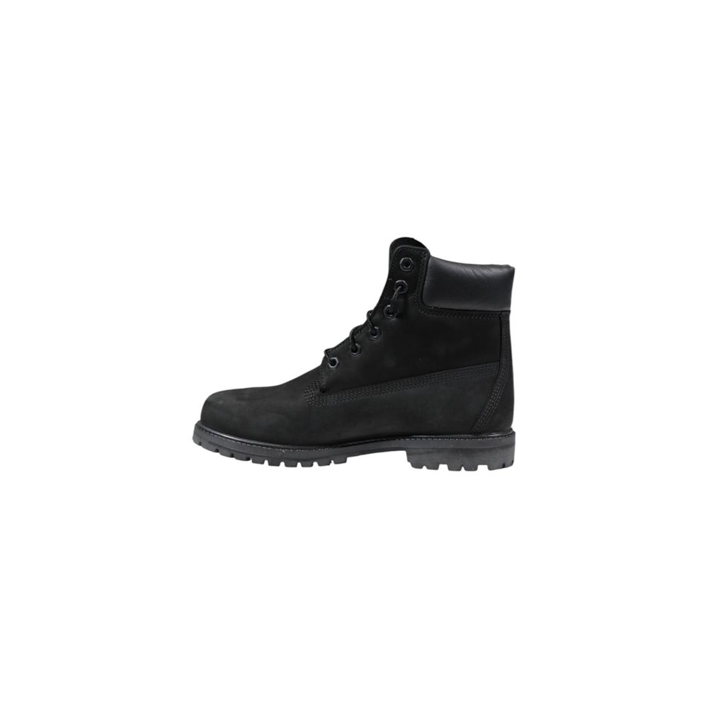 حذاء Timberland أسود من الجلد برباط