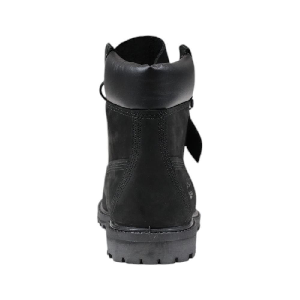 حذاء Timberland أسود من الجلد برباط