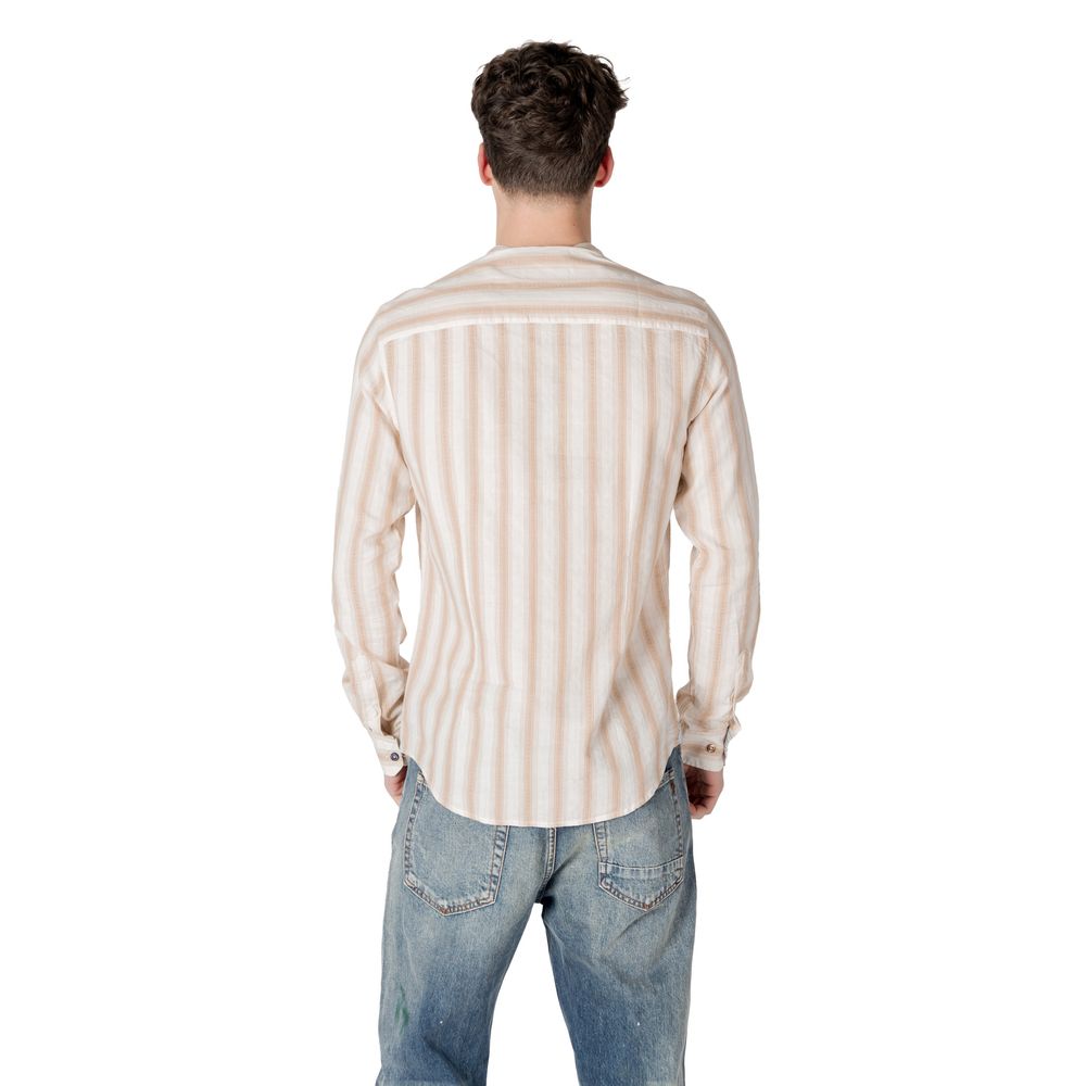 قميص جياني لوبو من القطن البيج