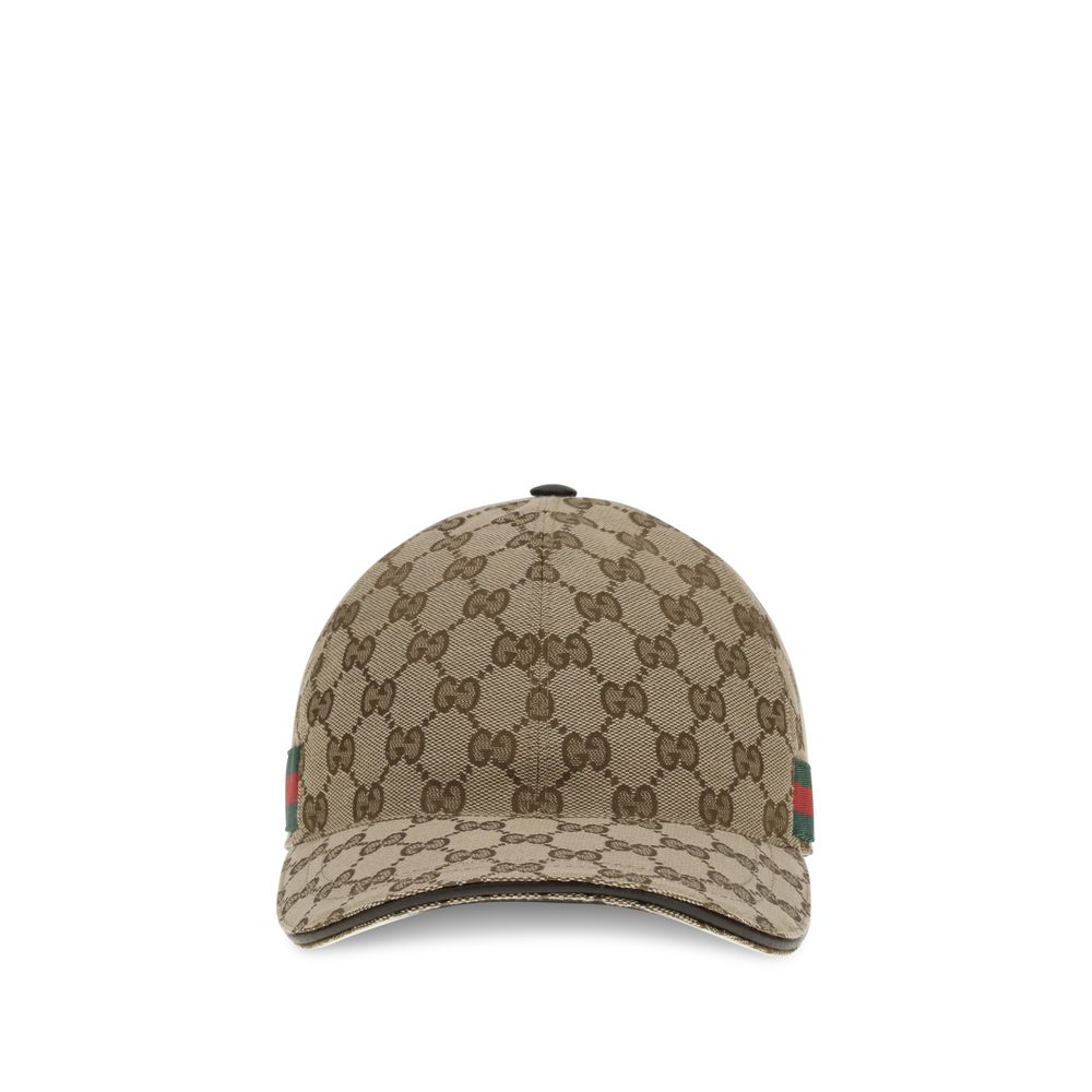 Gucci Beige Cotton Cap (Baseball Hat)
