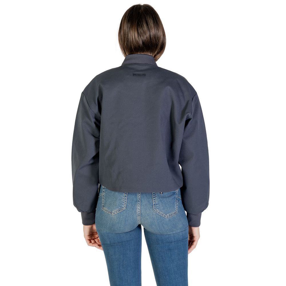 Calvin Klein Jeans Gray Recycled Polyester Bomber