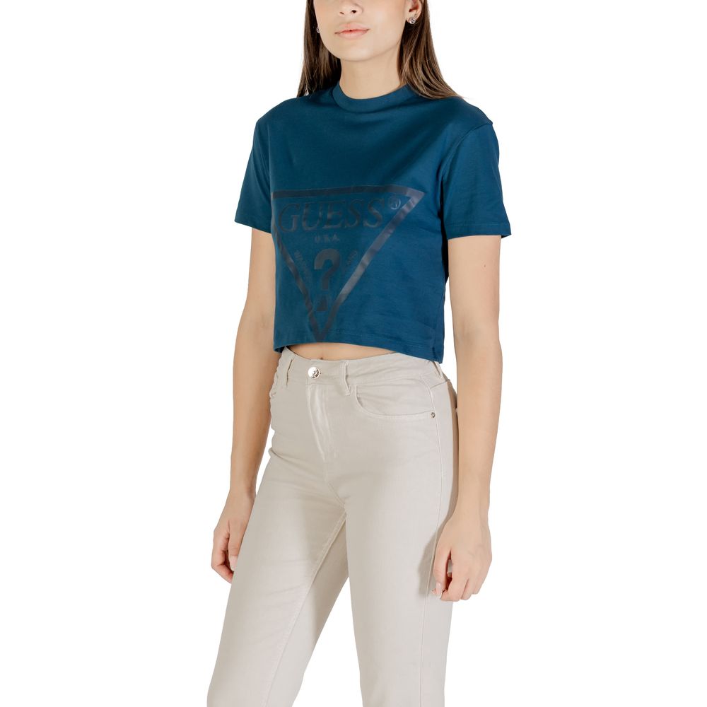 ملابس رياضية قطنية سوداء نشطة من Guess