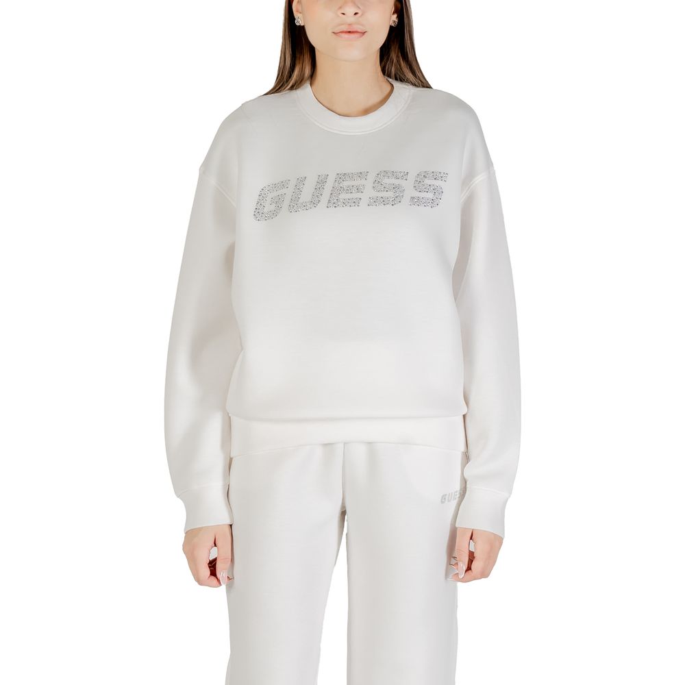 سويت شيرت Guess Active Cream Viscose