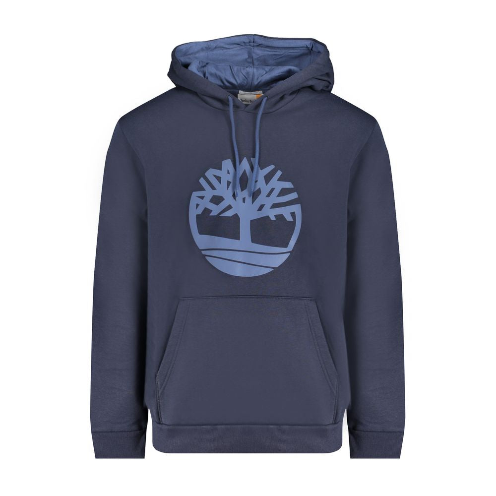 Timberland Blue Cotton Men's Hoodie
