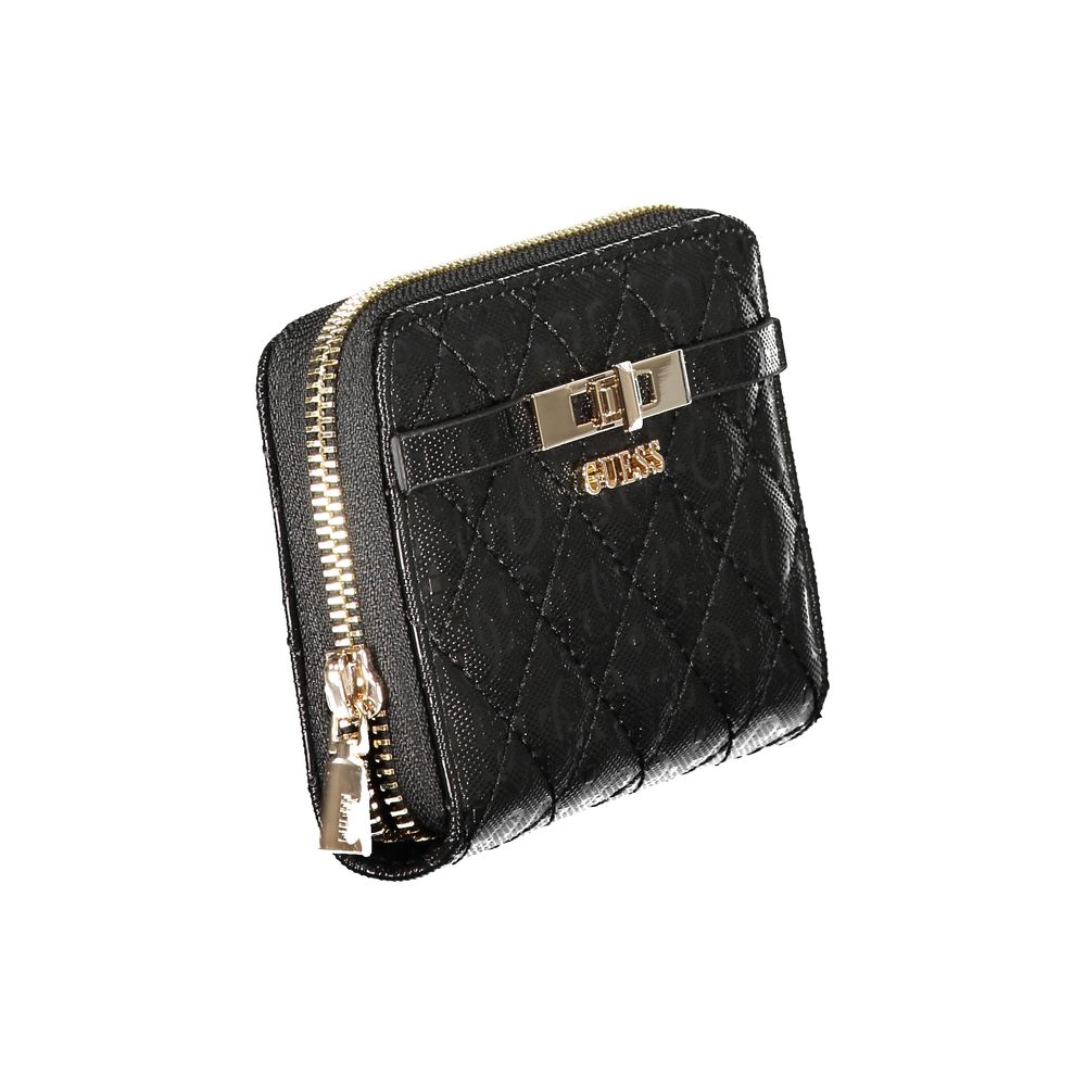 Guess Jeans Black Polyurethane Women Wallet