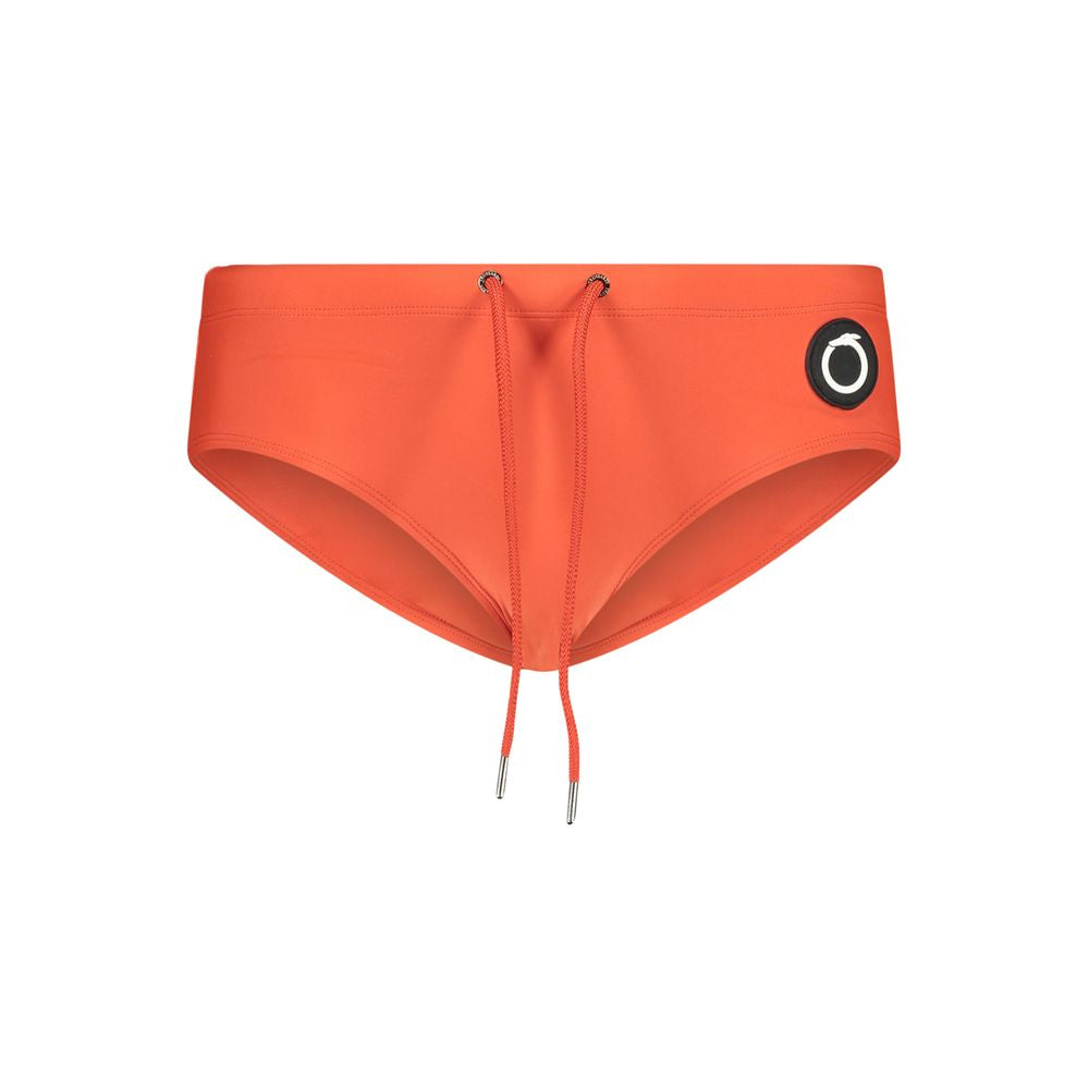 Trussardi Red Elastane Swimwear