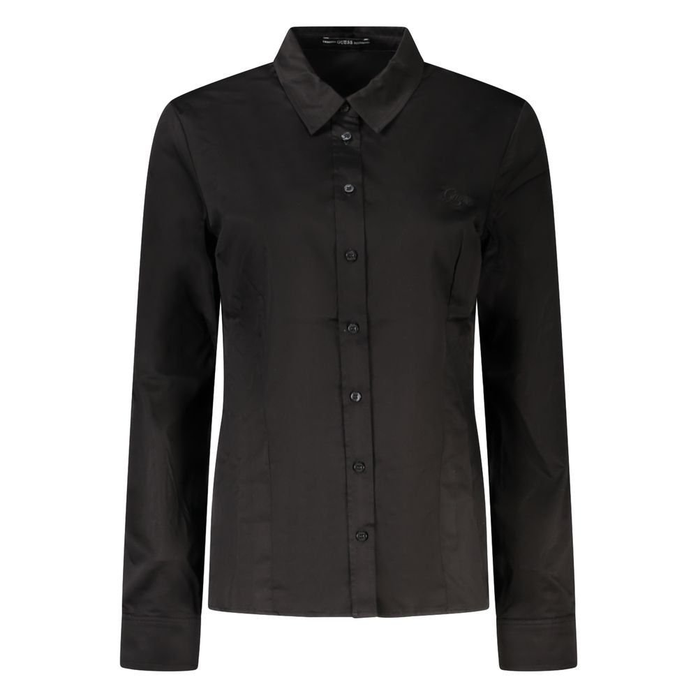 Guess Jeans Black Cotton Women Shirt