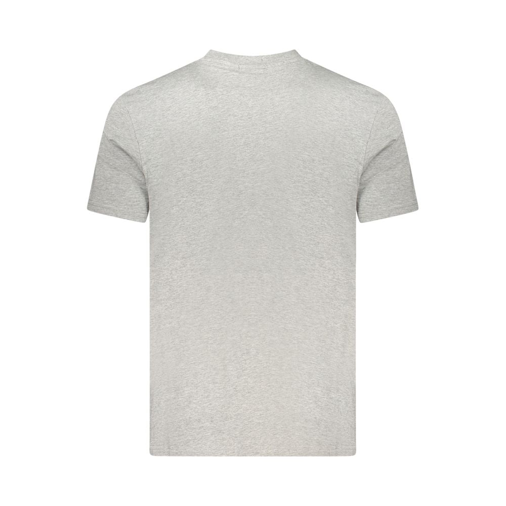 Napapijri Grigio Cotton Men T-Shirt