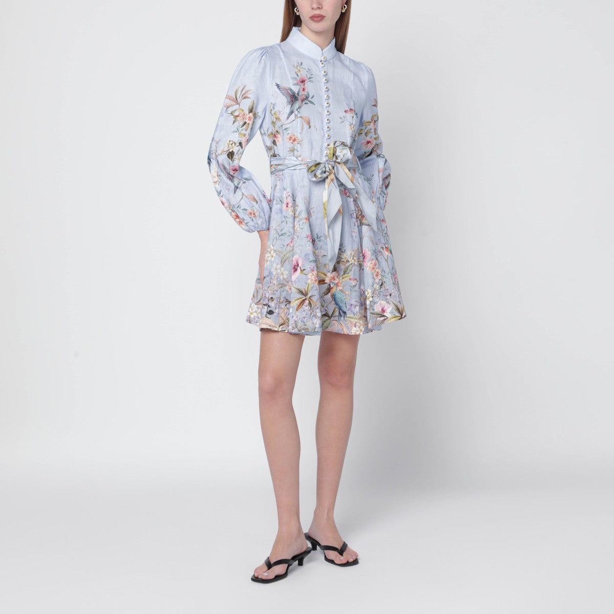 Zimmermann ZIMMERMANN Rebellion blue Aviary mini dress