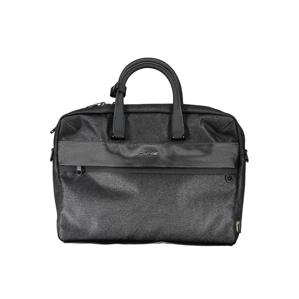 Calvin Klein Nero Polyester Men's Briefcase