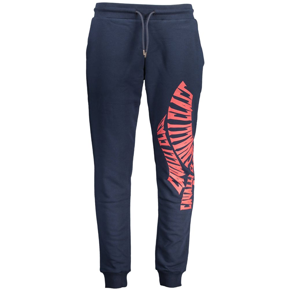 Cavalli Class Blue Cotton Men's Sweatpants