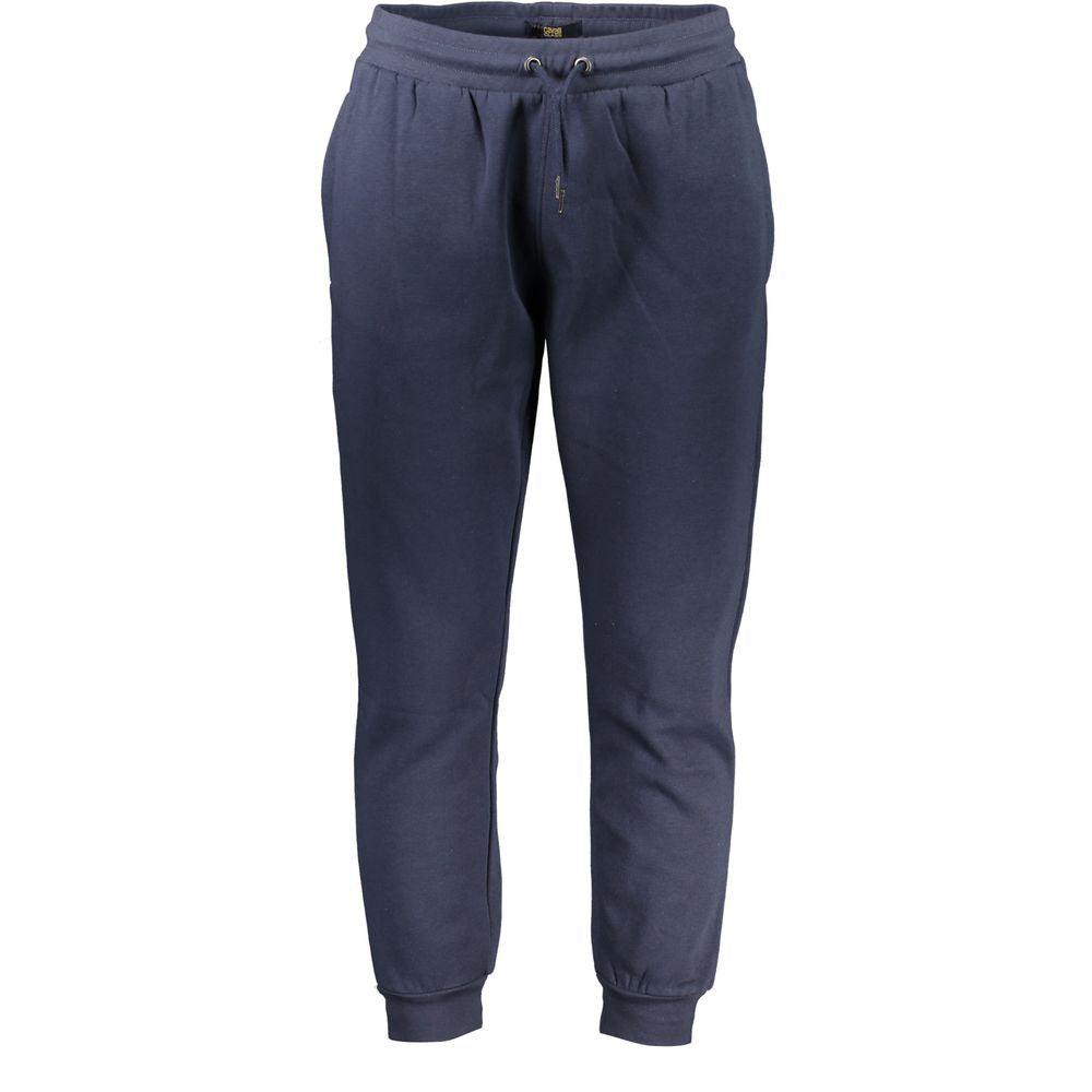 Cavalli Class Blue Cotton Athletic Pants
