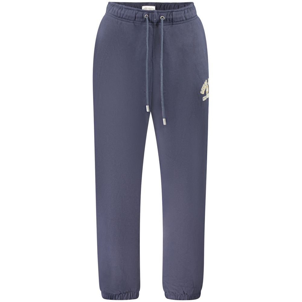 Guess Jeans Blu Cotton Men's Jogger Pants