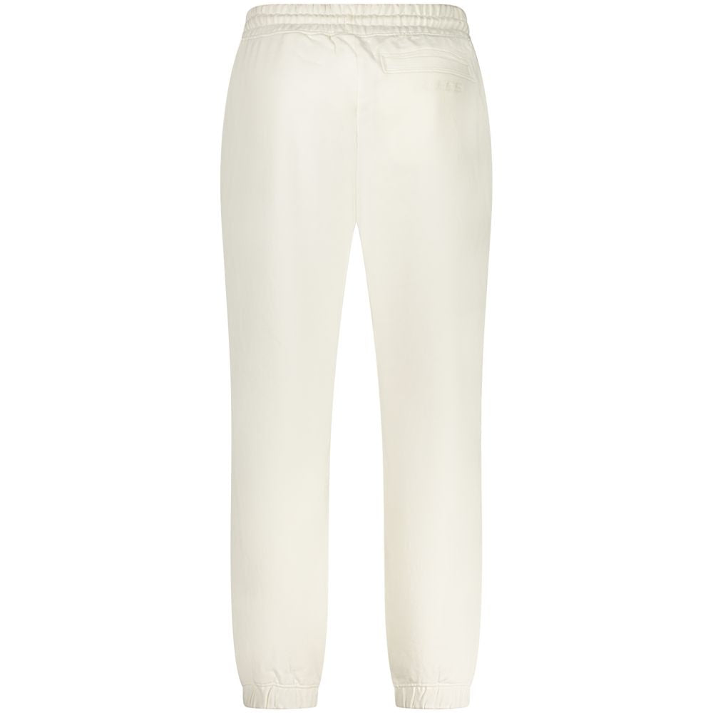 Guess Jeans Bianco Cotton Men's Trousers - Luxe Marca
