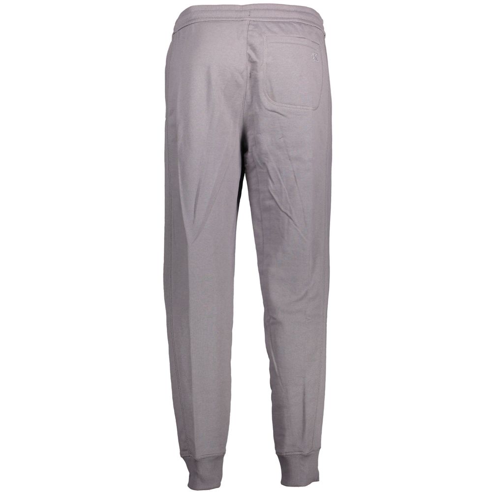 Calvin Klein Grigio Cotton Men's Track Pant