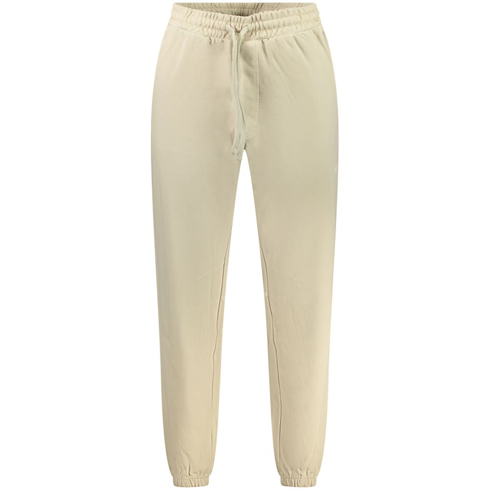 Hugo Boss Beige Cotton Men's Sports Trouser - Luxe Marca