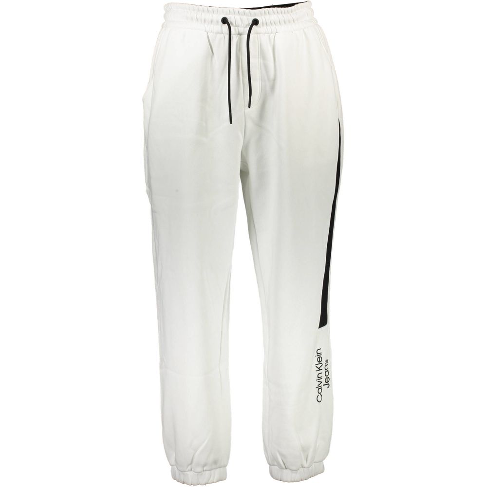 Calvin Klein White Cotton Men's Sweatpant