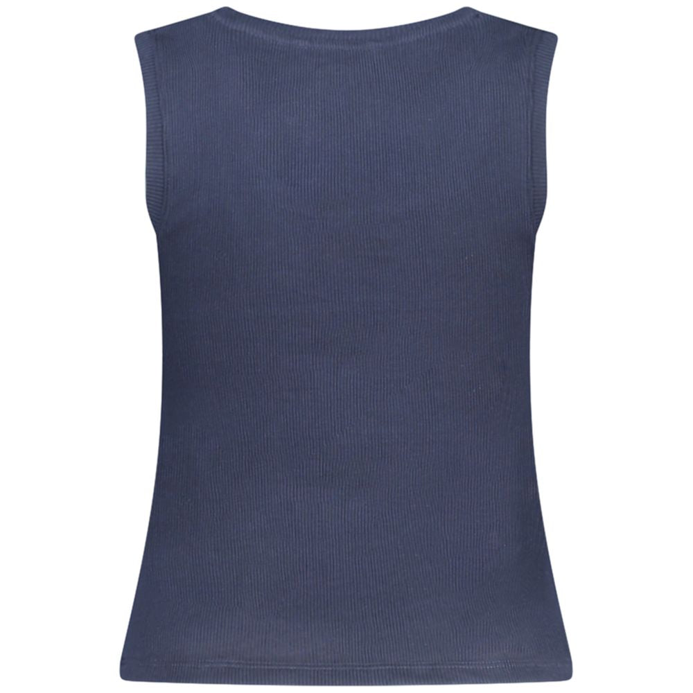 Tommy Hilfiger Blue Cotton Women Tank Top
