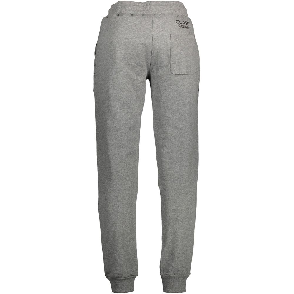 Cavalli Class Grey Cotton Men's Sweatpants