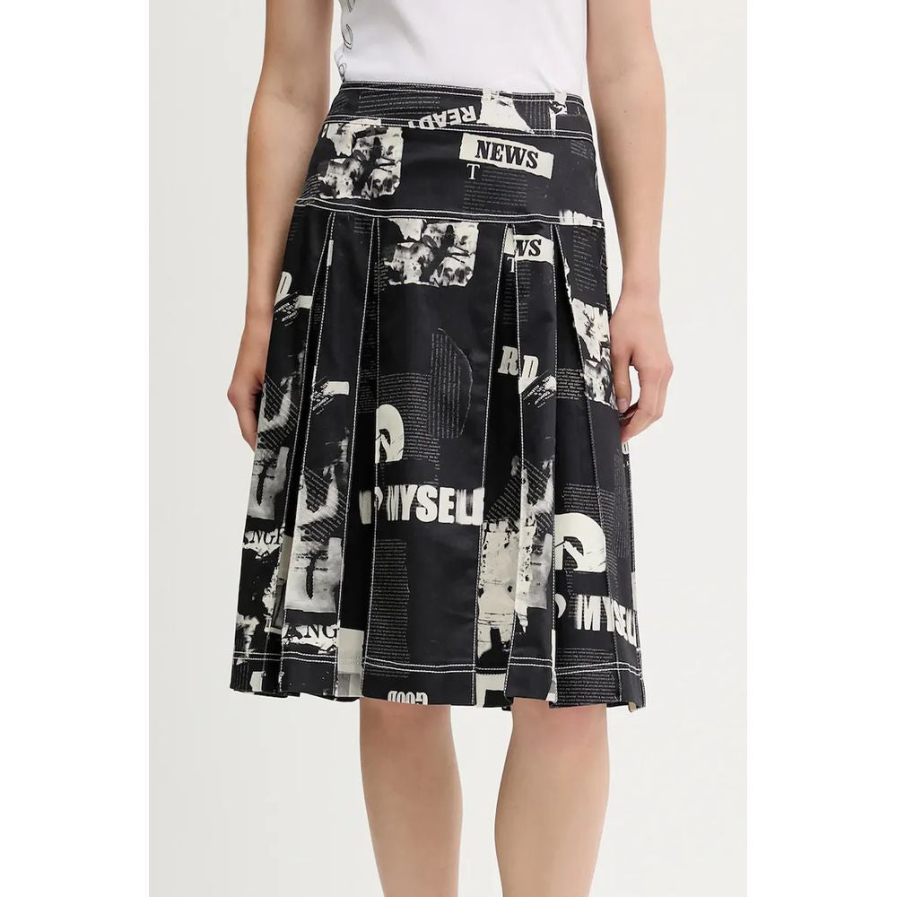 Desigual Black Cotton Women's Skirt