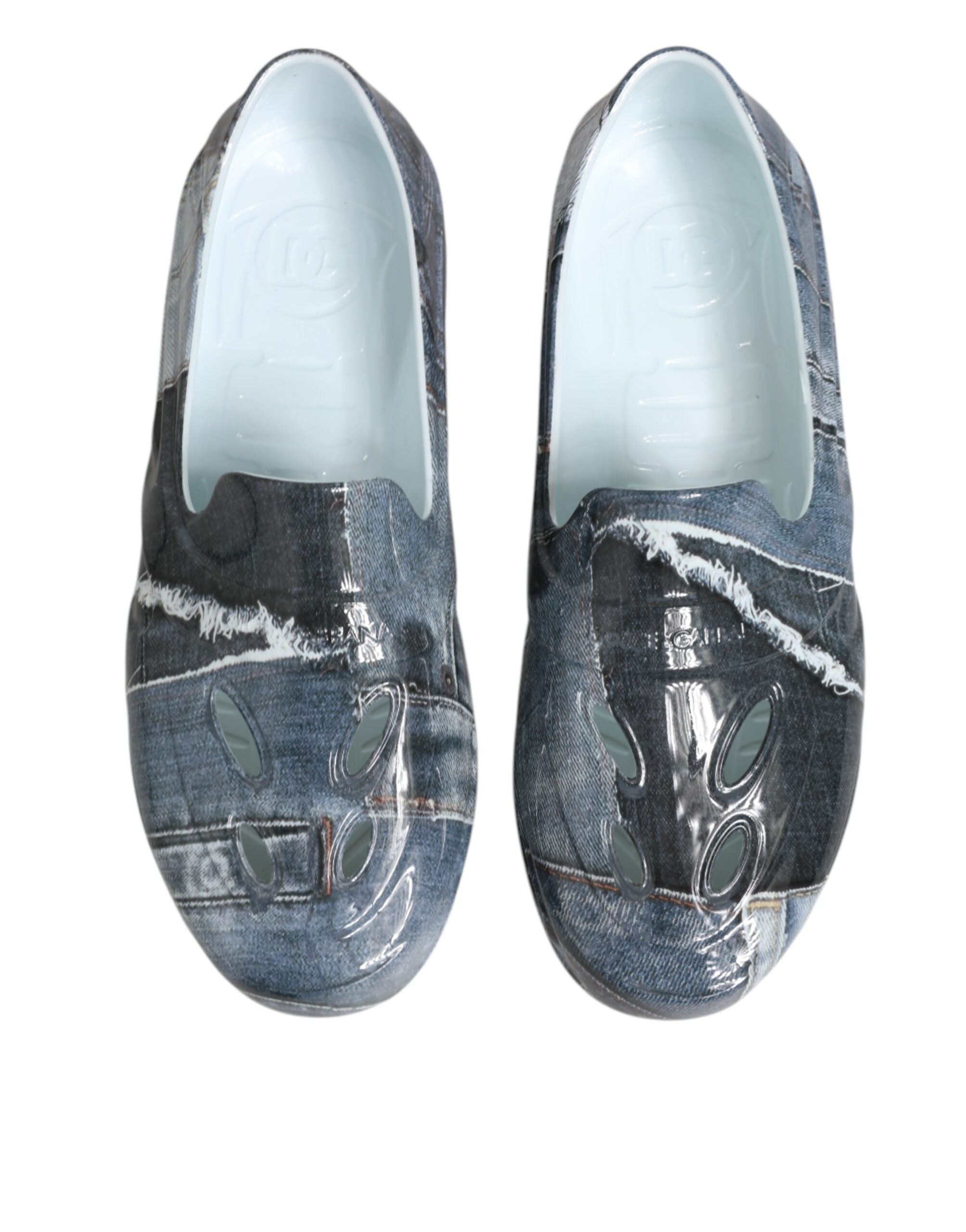 حذاء رياضي رجالي متعدد الألوان من المطاط من دولتشي آند غابانا برقبة منخفضة